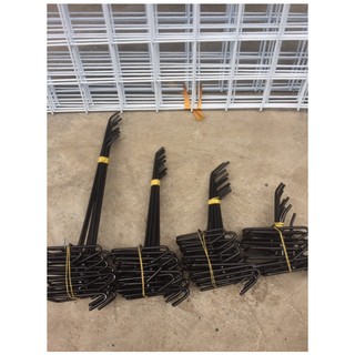 Combo 10 tay cài lưới , móc treo đồ màu đen dài 10cm, 15cm, 20cm 25cm - khung lưới