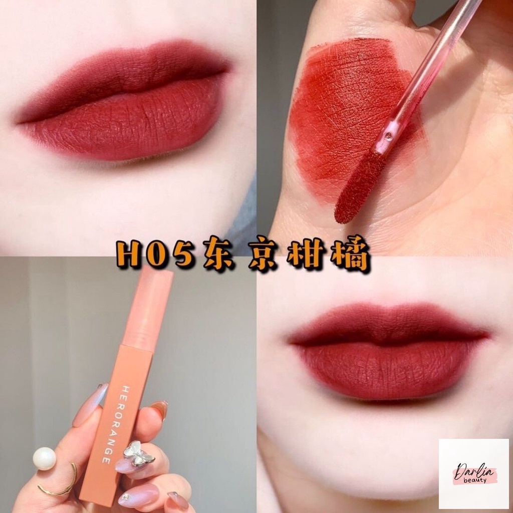 SON HERORANGE KEM VUÔNG CHÍNH HÃNG NỘI ĐỊA TRUNG MỀM MẠI, LÂU TRÔI