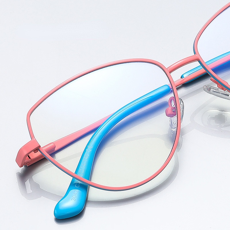 Mắt Kính Gọng Kim Loại Chống Ánh Sáng Xanh Thời Trang Cho Nữ
