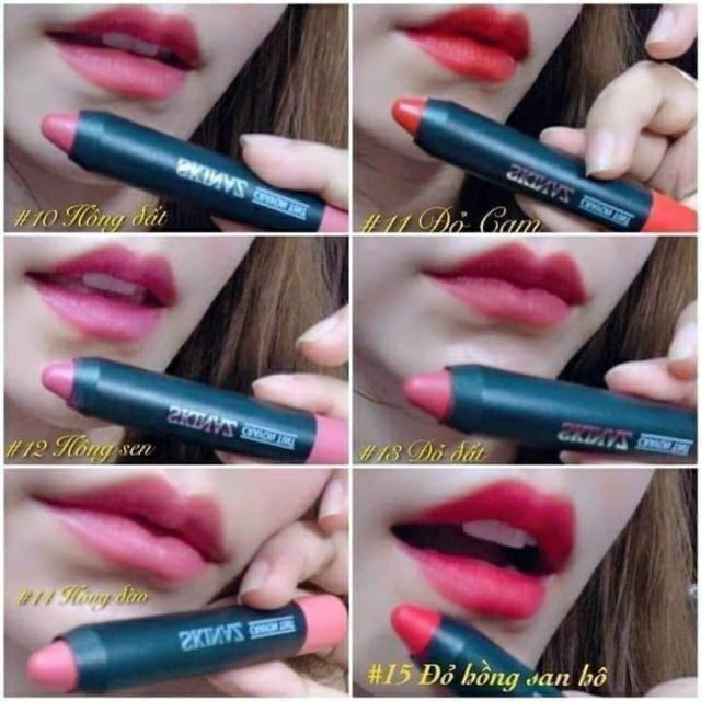 Son bút chì Crayon Tint Skinaz Hàn Quốc chính hãng 2.7g | BigBuy360 - bigbuy360.vn