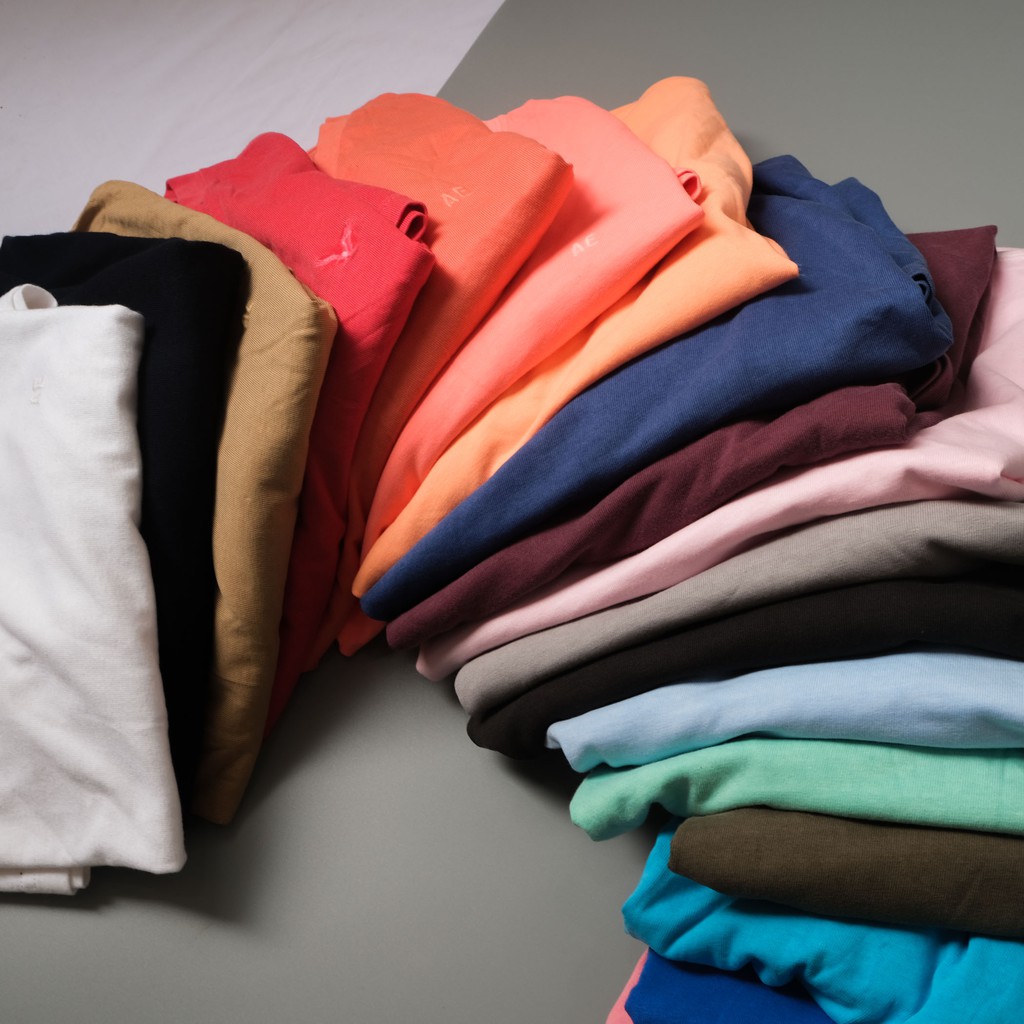 Tee AE chất vải cotton wash siêu mềm & lên dáng cực chất luôn Logo thêu ở ngực áo cực nét. Hàng dư xịn 100%, đã onweb | BigBuy360 - bigbuy360.vn