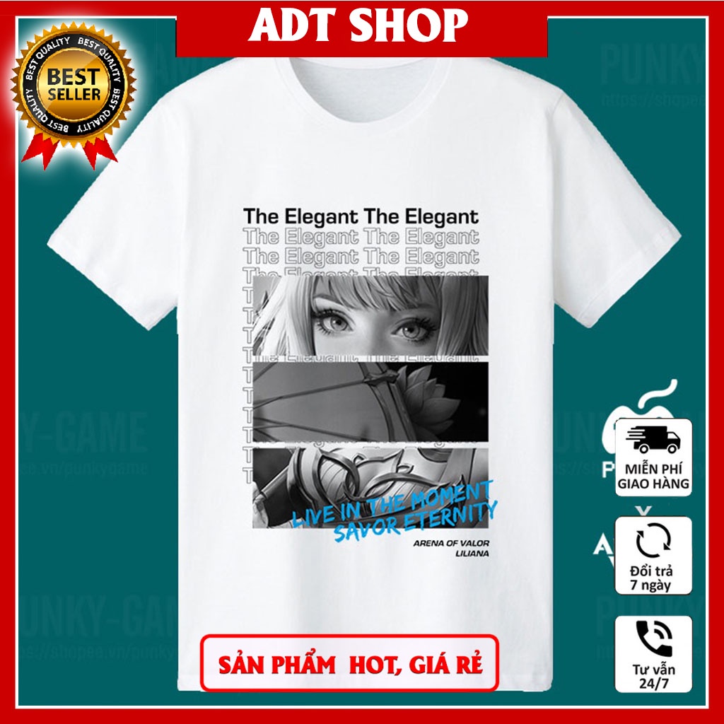 Áo thun Liên Quân Mobile  LILIANA Color Design  ngắn tay jinh in 1 mat