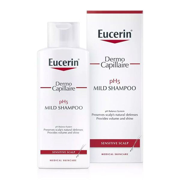 Dầu gội chăm sóc da đầu nhạy cảm Eucerin Dermo Capillaire pH5 Mild Shampoo