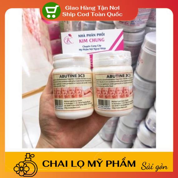 Kem Dưỡng Da ❤ Abutine 3c3 ❤️ Kem Dưỡng Trắng chuyên dùng cho spa , nguyên liệu, công thức làm kem trộn trắng da body