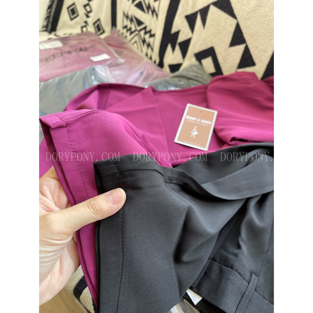 [DORY&amp;PONY] QUẦN TÂY CẠP CAO PHOM SUÔNG HACK DÁNG – Q011 (Chất không nhăn nhàu)