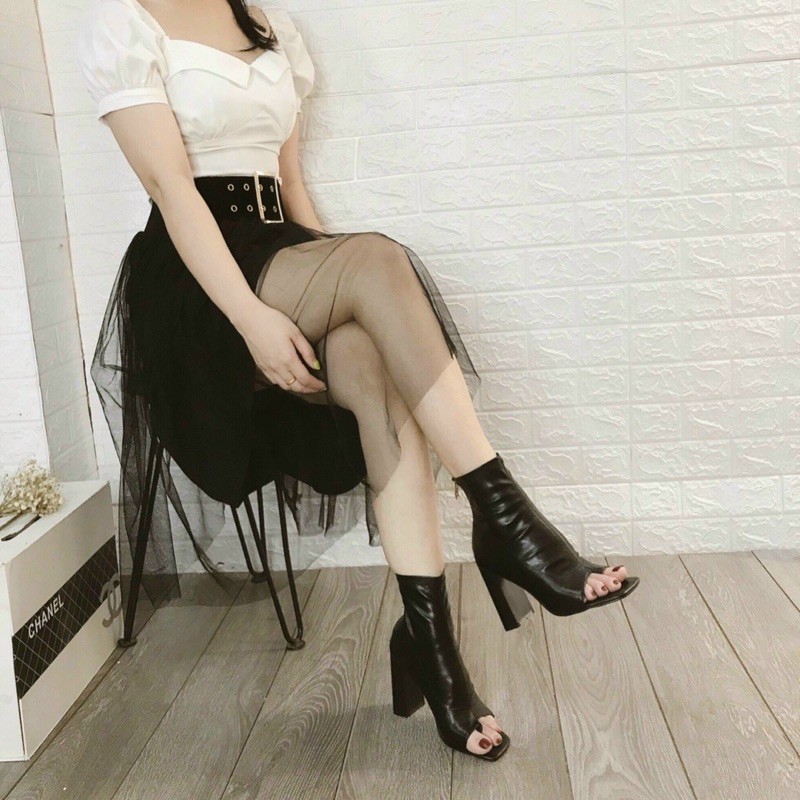 Boot hở mũi sang chảnh