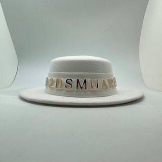 Mũ dạ fedora vành nhỏ đai chữ vàng nổi siêu sang chảnh