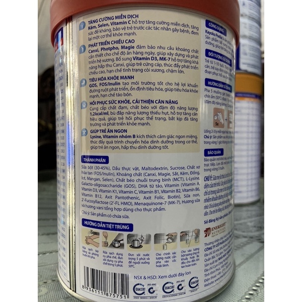 Sữa bột Kayoko Pedia công nghệ Nhật 900g