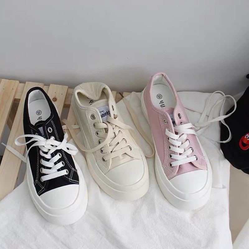 Giày sneakers đế cao Korea Ulzzang | Hàng Order chất lượng cao