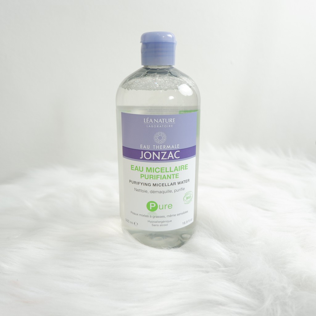 Nước tẩy trang Eau Thermale Jonzac Pure Purifying Micellar Water cho da dầu và hỗn hợp 500ml NPP Shoptido