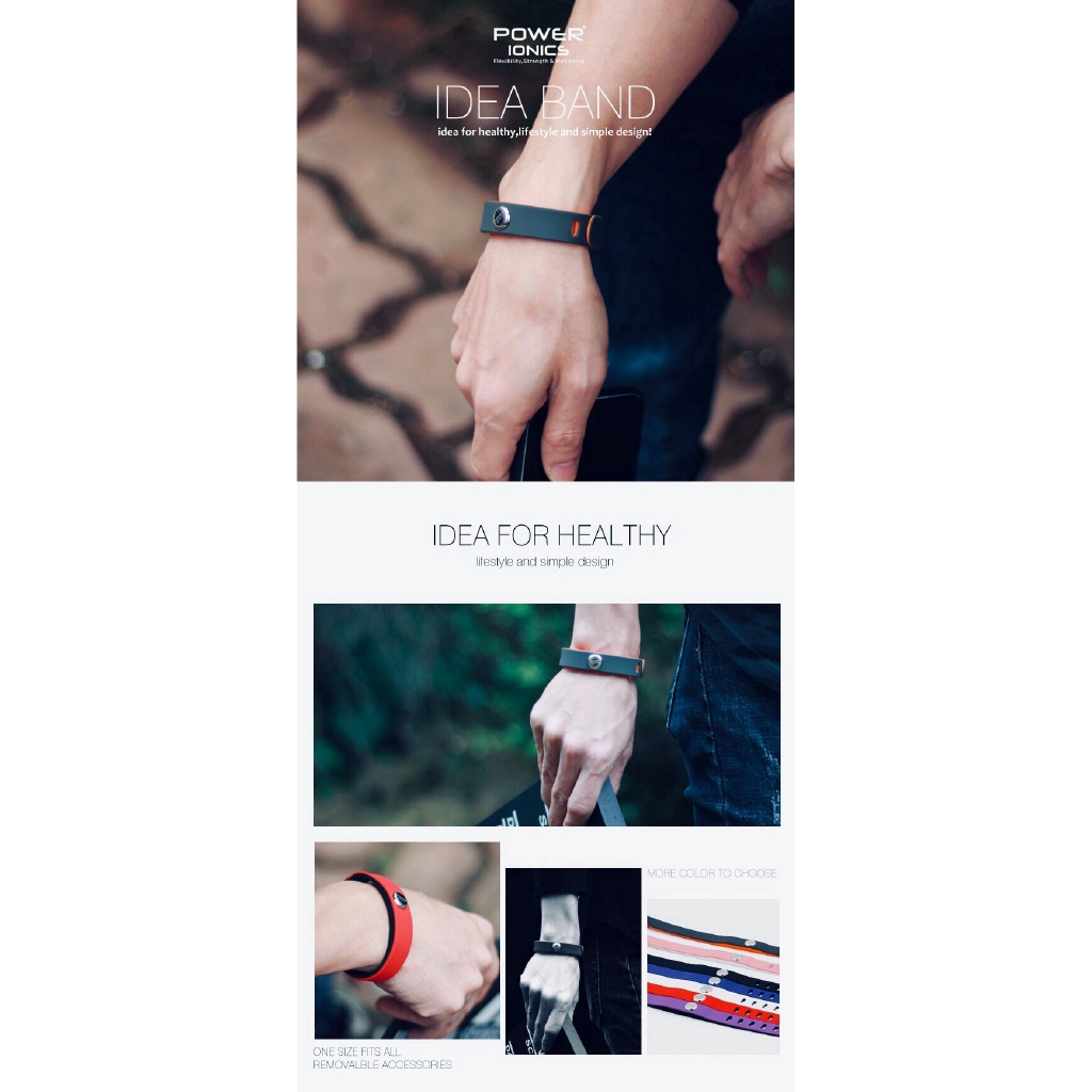 Vòng Đeo Tay Thể Thao Bằng Titan Chống Nước 3000ions