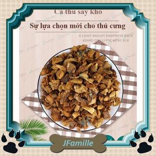 [100% CÁ THU]Cá Thu Sấy Khô, Thức Ăn Cho Chó Mèo, Đồ Ăn Vặt Thú Cưng, Bổ Sung Dinh Dưỡng, Chất Lượng, 100gr - JFamille