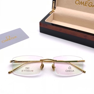 Kính omega titanium mạ vàng 18k cao cấp