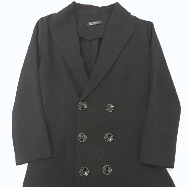 Áo khoác Blazer đen nhiều nút
