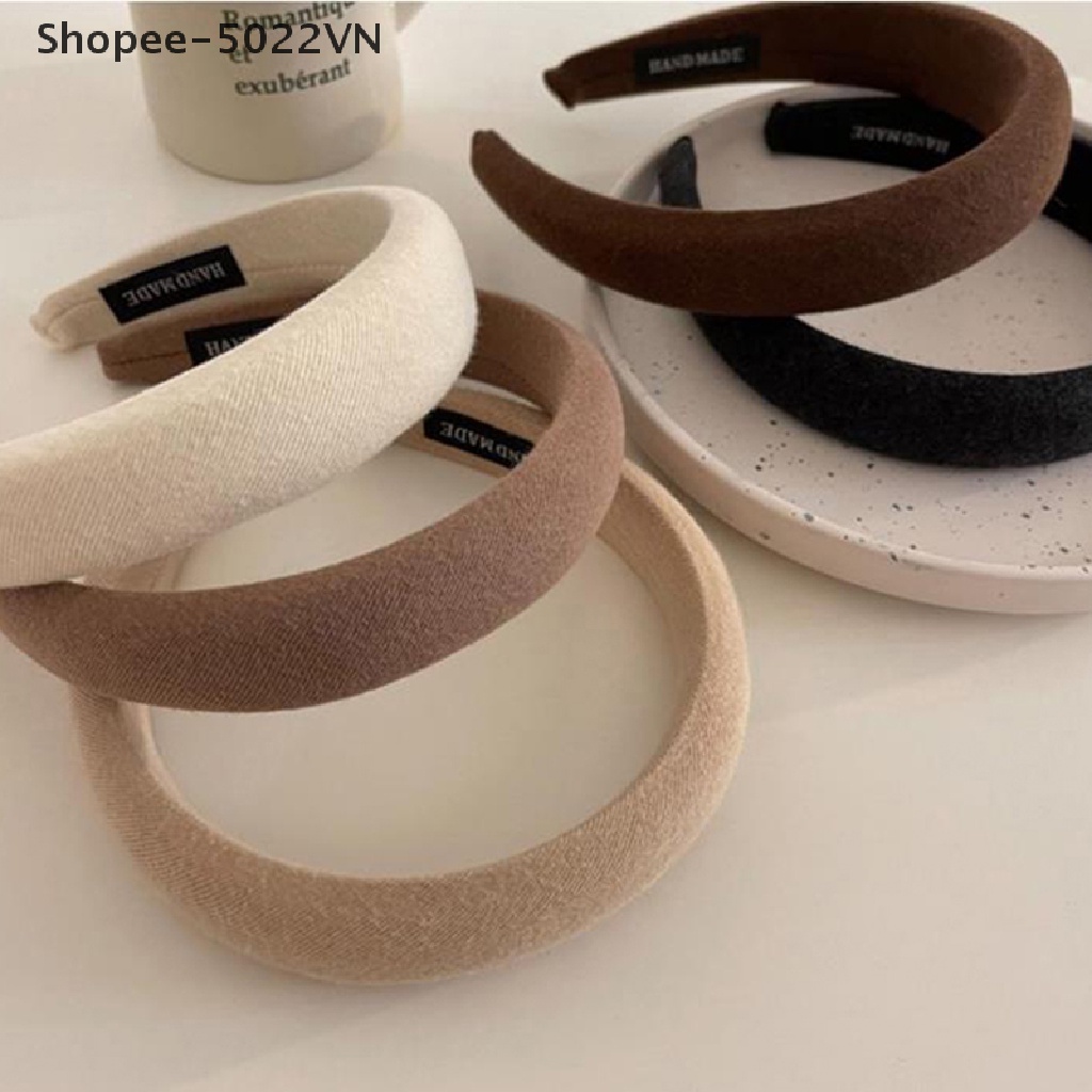 Băng Đô Cài Tóc Bằng Nhung Dày Thời Trang Cho Nữ Shopee-5022VN