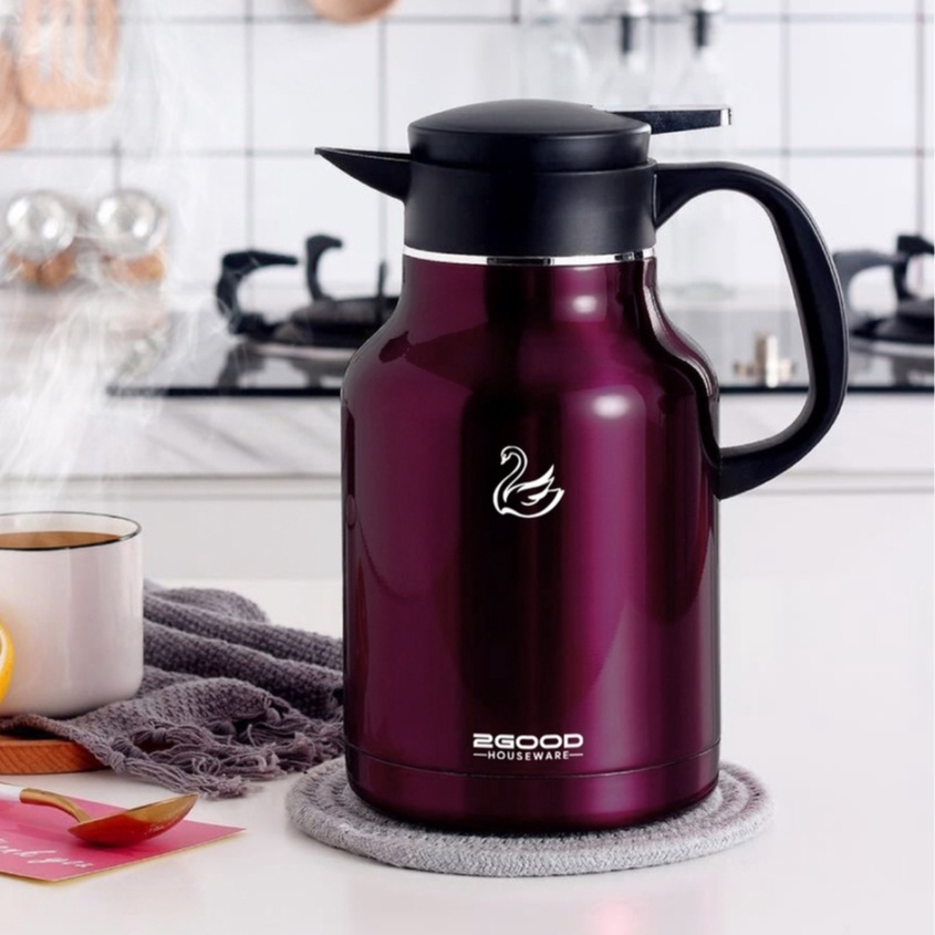 Bình pha trà giữ nhiệt 2GOOD B16 1.8L Chính hãng, thay thế phích nước, bình thủy ủ trà - Không có lõi lọc HAPOS OFFICIAL