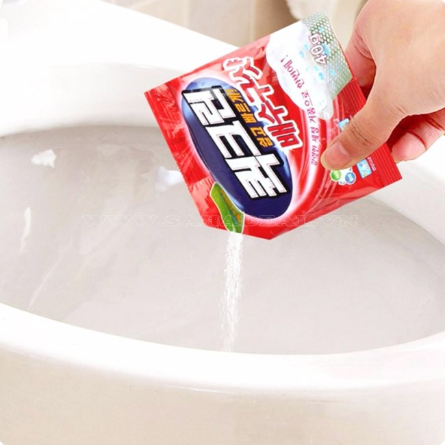 HỘP 5 GÓI BỘT THÔNG TẮC ĐƯỜNG ỐNG, THÔNG BỒN CẦU, KHỬ MÙI HÔI BỐC LÊN CỰC HIỆU QUẢ - CỰC NHANH, CỰC MANH