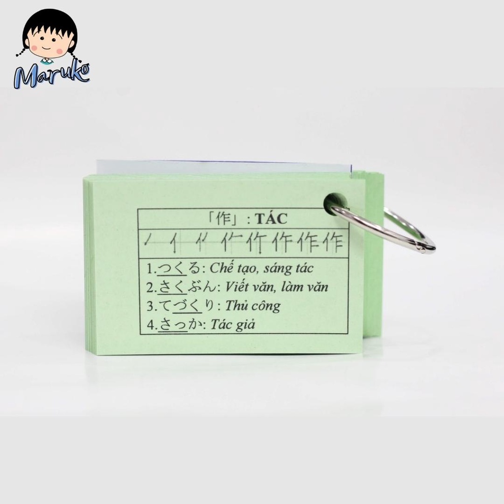 Thẻ Học Tiếng Nhật Kanji N4 Tái Bản Mới Nhất - Flashcard Kanji N4