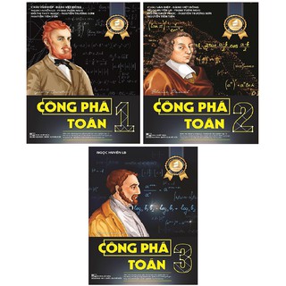 Sách - Combo Công Phá Toán 1 + Công Phá Toán 2 + Công Phá Toán 3 (3 cuốn)