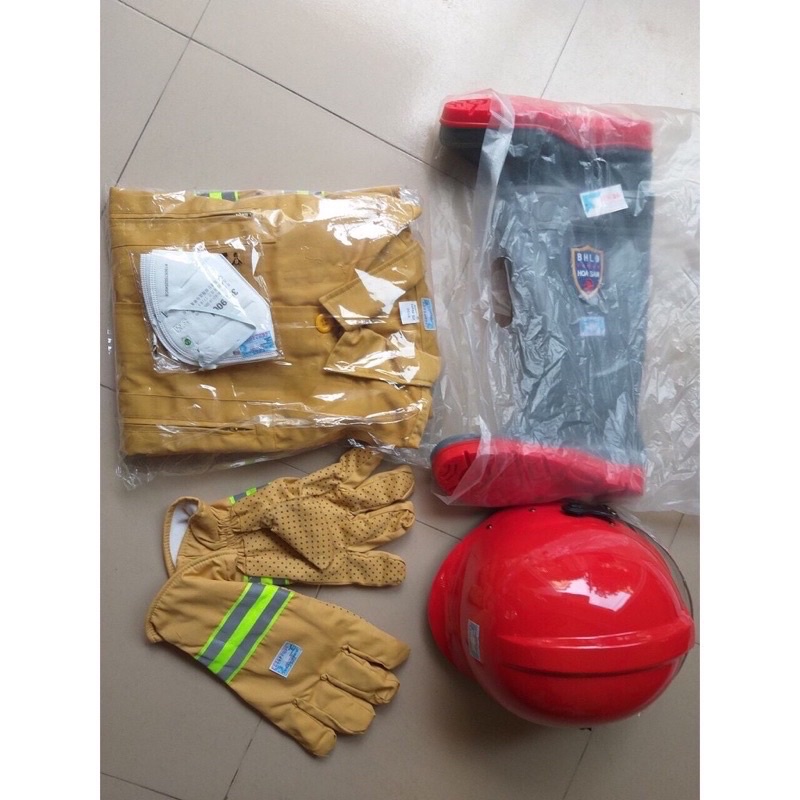 Bộ quần áo bảo hộ 💥Phòng cháy 💥 chất lượng, hàng chuẩn có kiểm định của BCA theo thông tư 150 mới nhất