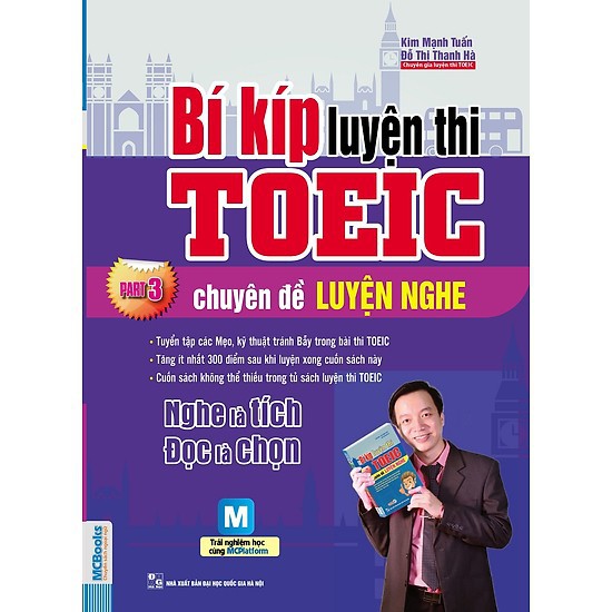 Sách - Bí Kíp Luyện Thi Toeic Chuyên Đề Luyện Nghe Part 3