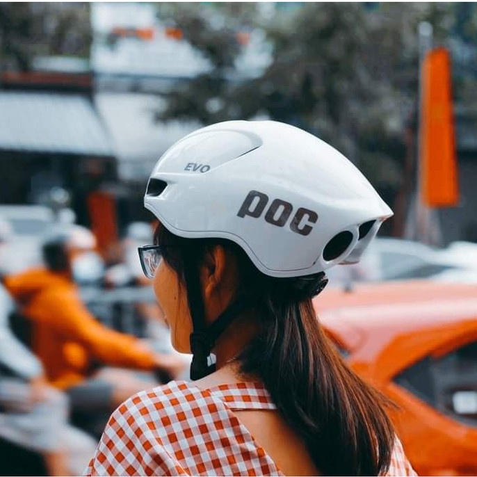 Mũ bảo hiểm xe đạp POC EVO 2021 siêu đẹp