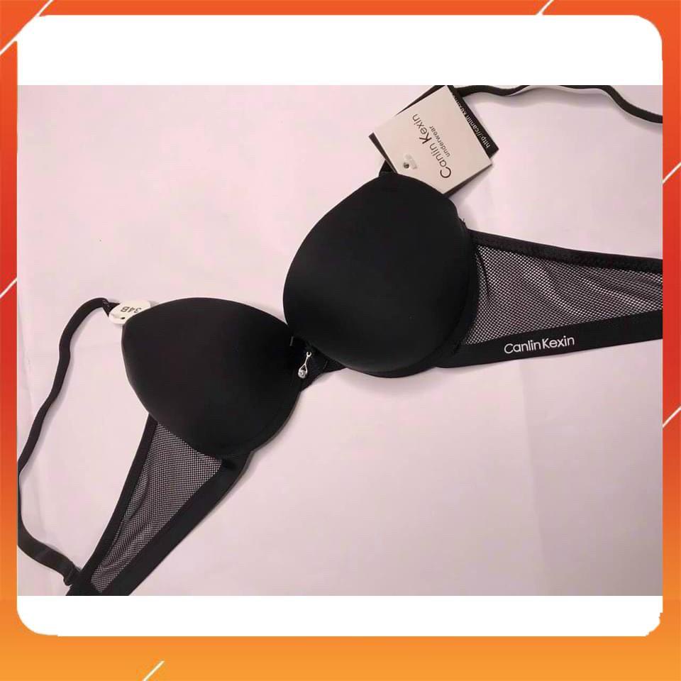 [Áo ngực siêu nâng đẩy] Áo lót nữ su đúc có gọng trơn, đệm dày, quai lưới Canlin Kexin, Mã A5859