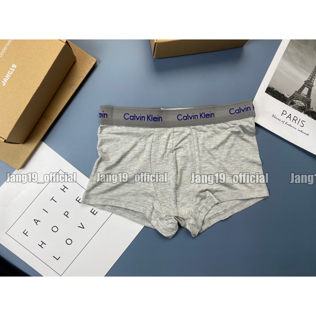 Combo 4 quần lót nam màu xám chất liệu cotton
