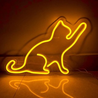 Đèn Trang Trí Led Neon Sign Hình Mèo [ Mẫu 8]