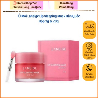 Mặt nạ ủ môi laneige collagen hàn quốc 3g - 20g. giúp môi mềm mịn và căng mọng