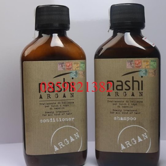 BỘ DẦU GỘI DẦU XẢ PHỤC HỒI NASHI ARGAN 200ML*2 - Ý