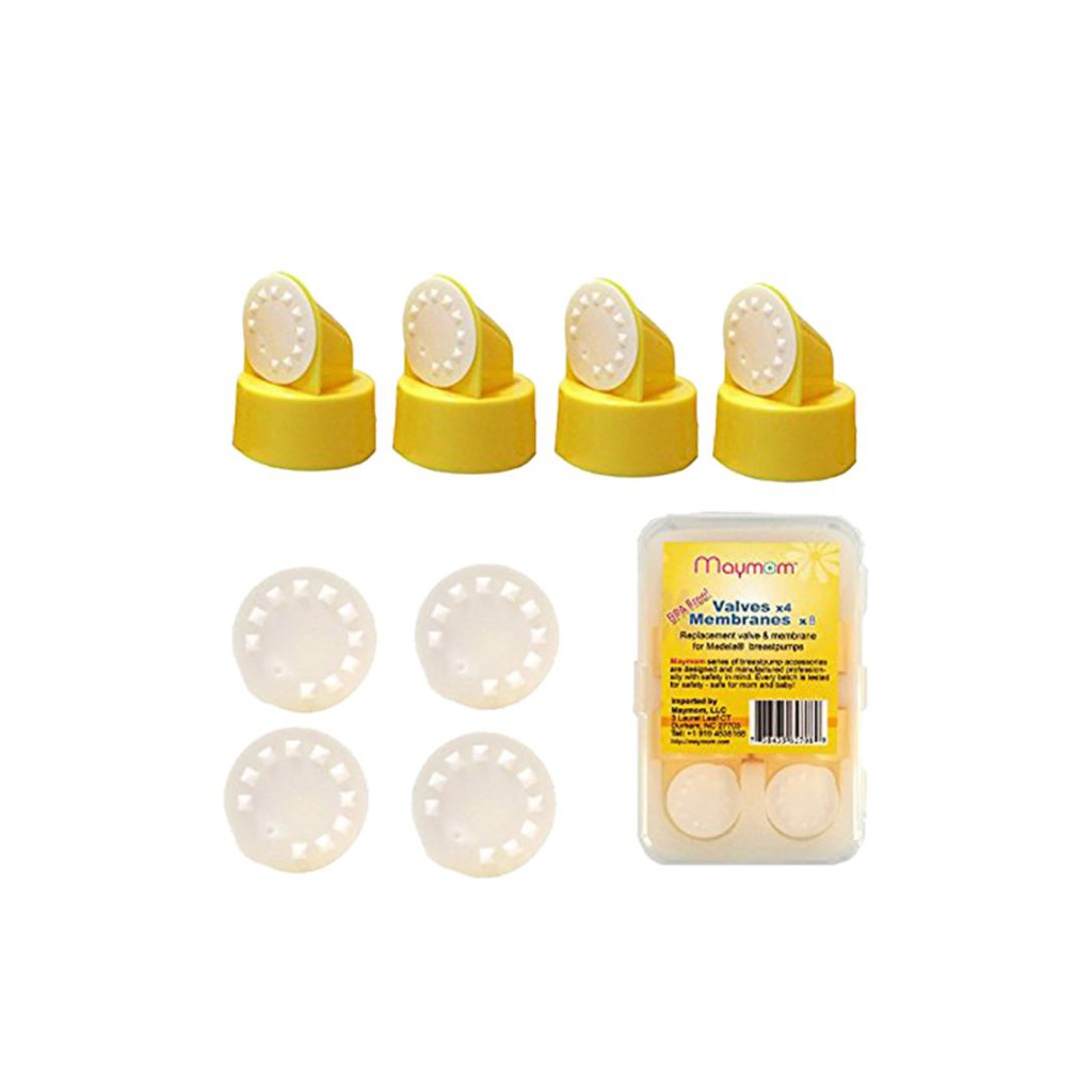 Van trắng máy hút sữa Medela/ Spectra - sản xuất bởi Maymom