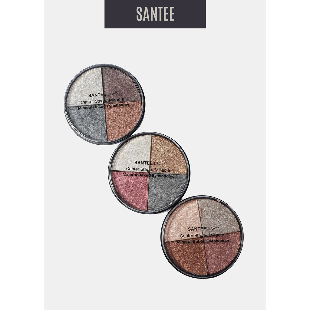 PHẤN MẮT NHŨ SANTEE CENTER STAGE GLAM BAKED EYESHADOWS