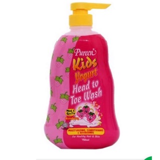 Sữa tắm gội toàn thân Pureen 750ml hương phúc bồn tử