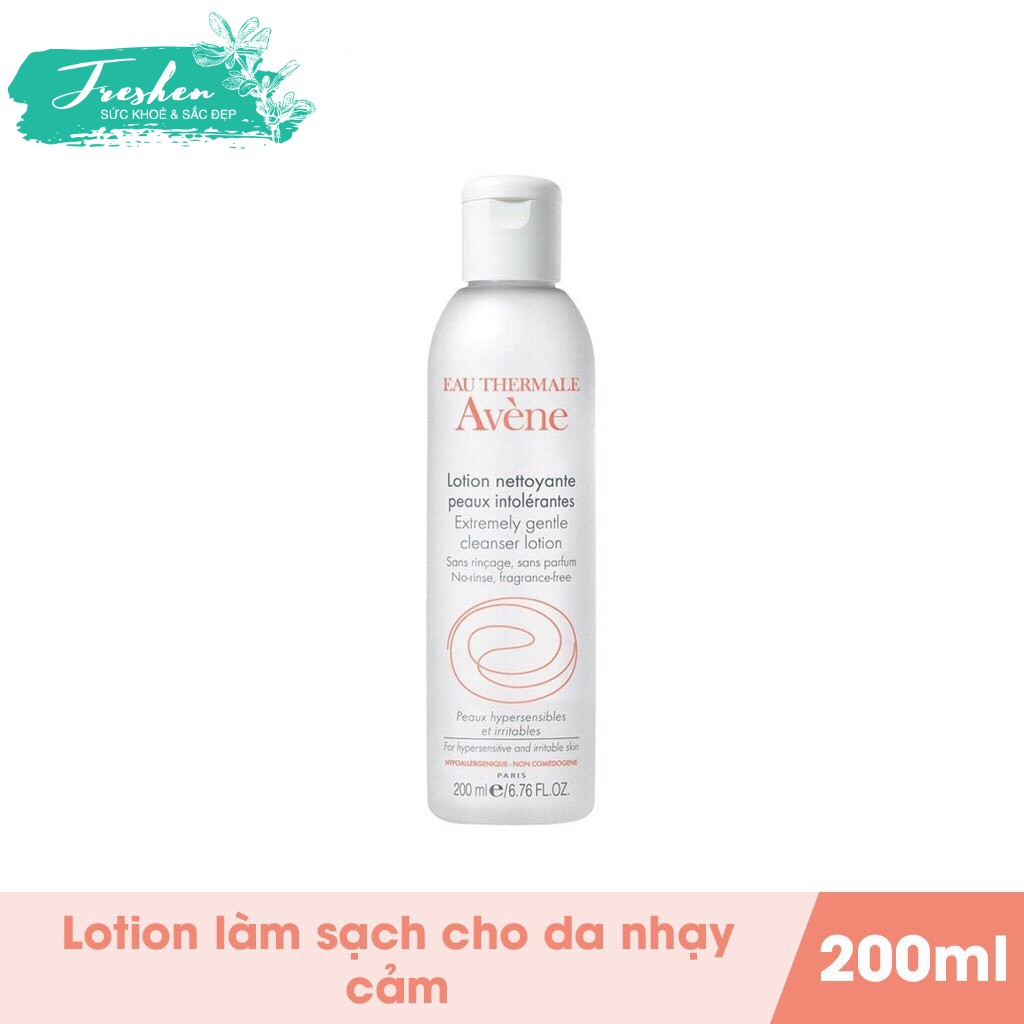✅ (CHÍNH HÃNG) Lotion làm sạch dịu nhẹ cho làm da nhạy cảm và dễ kích ứng Avène Extremely Gentle Cleanser 200ml