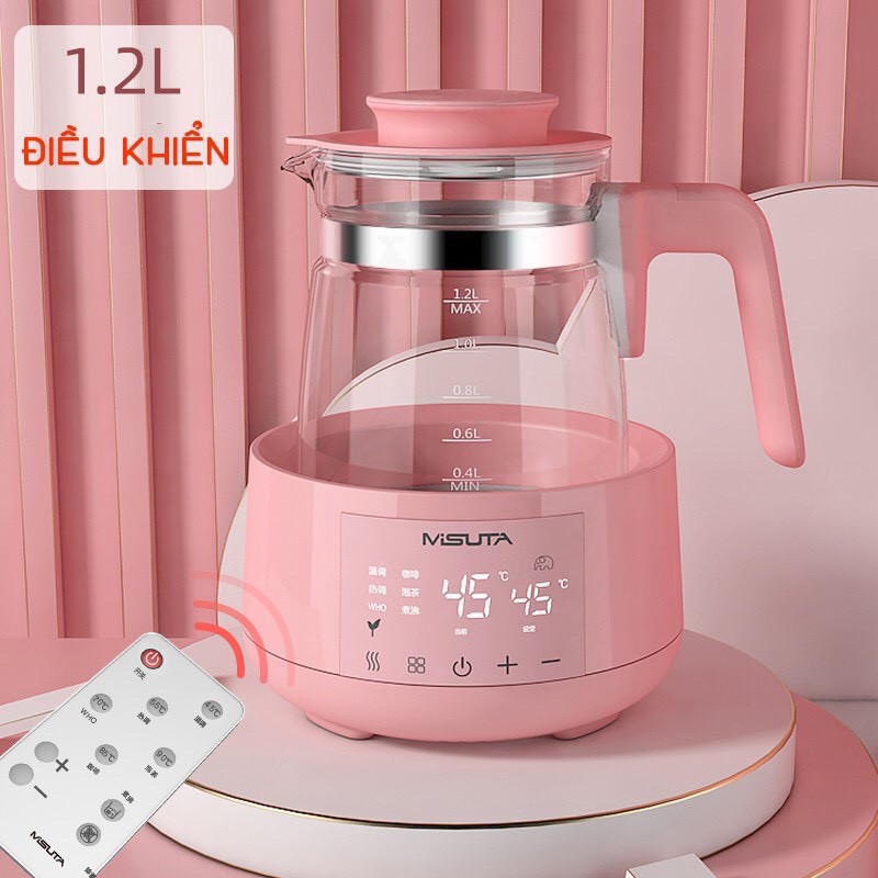 Máy Hâm Nước Pha Sữa Giữ Nhiệt Thông Minh MISUTA Có Điều Chỉnh Nhiệt Độ