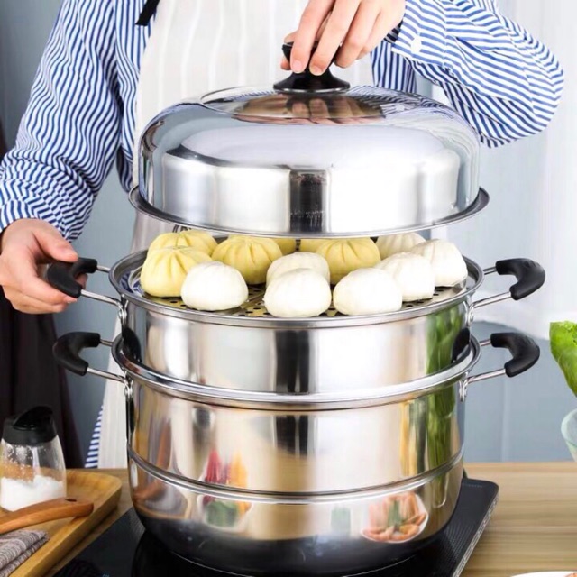 Bộ Nồi Hấp 3 Tầng