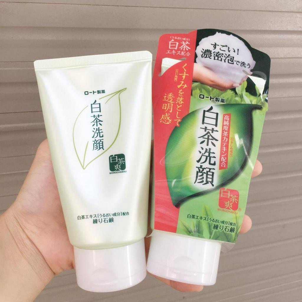 SỮA RỬA MẶT TRÀ XANH MATCHA ROHTO SHIROCHASOU NHẬT BẢN 120g