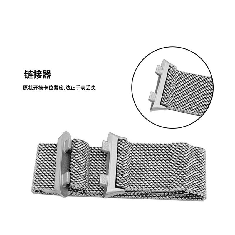 Dây đeo inox Milanese cho đồng hồ thông minh OPPO Watch 2 46mm 42mm