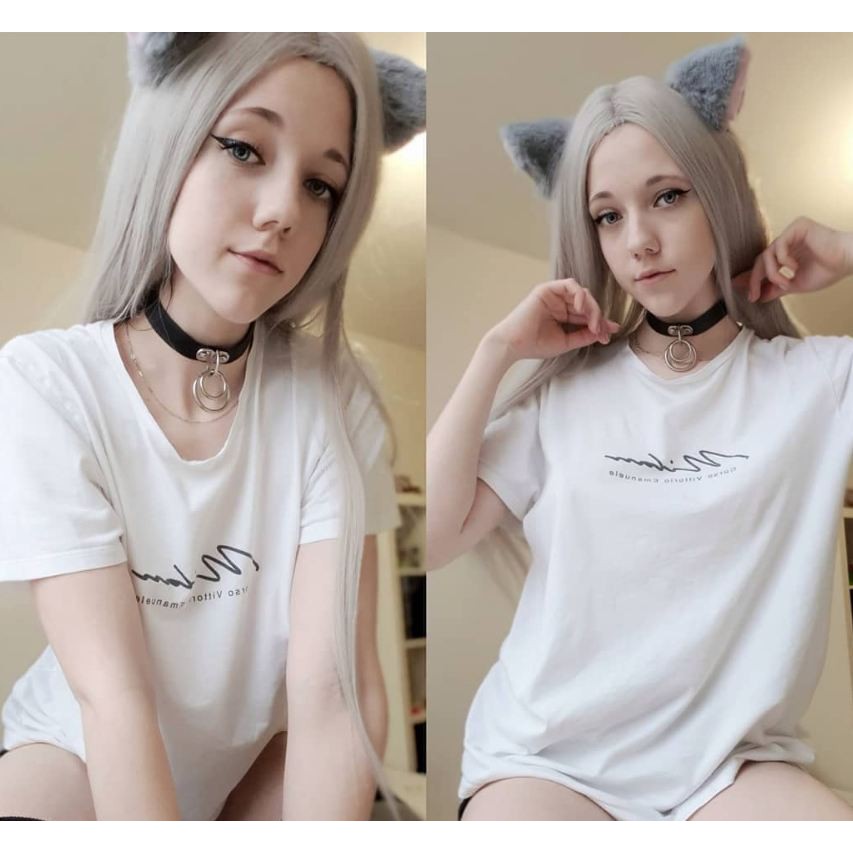 Kẹp tóc, băng đô tai mèo đen, trắng, xám cosplay sexy mèo neko