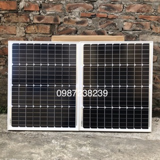 Combo 2 tấm pin năng lượng mặt trời 50W mono