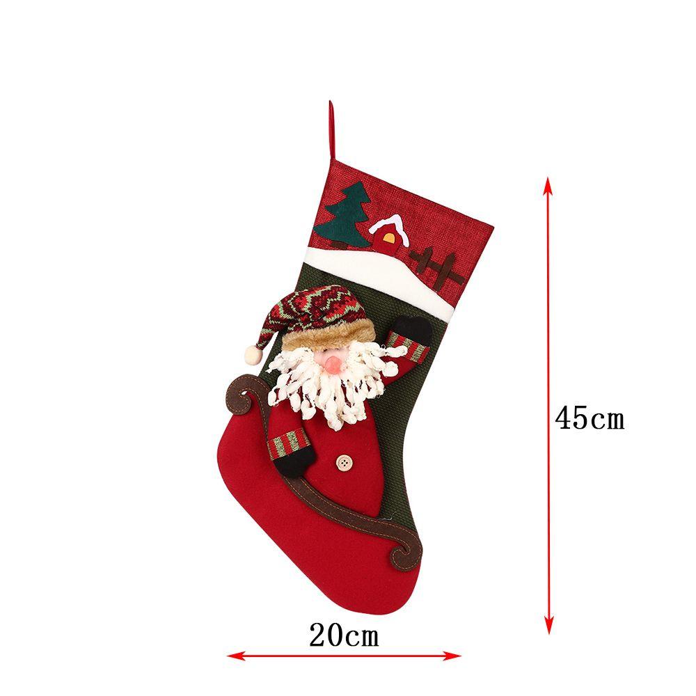 Tất Treo Trang Trí Cây Thông Giáng Sinh Năm Mới / Ông Già Noel Xinh Xắn