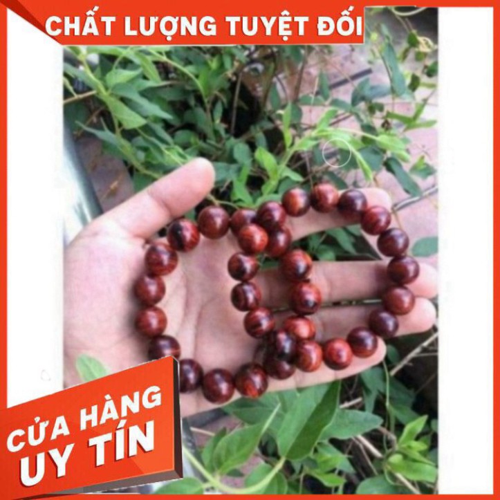 VONG TAY PHONG THỦY , VÒNG TAY GỖ SƯA ĐỎ 100% TỰ NHIÊN GIÚP GIA CHỦ PHÁT LỘC LÀM ĂN THUẬN LỢI [ Tặng hộp Gấm cao cấp ]