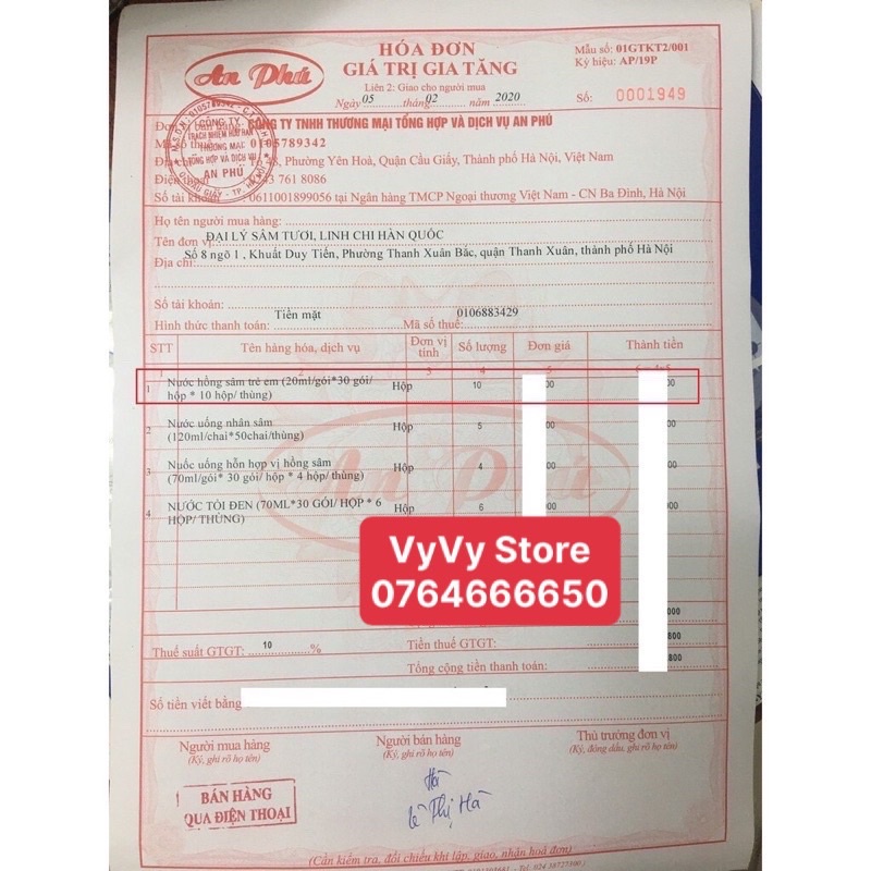 NƯỚC HỒNG SÂM BABY SANGA HÀN QUỐC CHO BÉ HỘP 30 GÓI tại Nguyễn Gia group