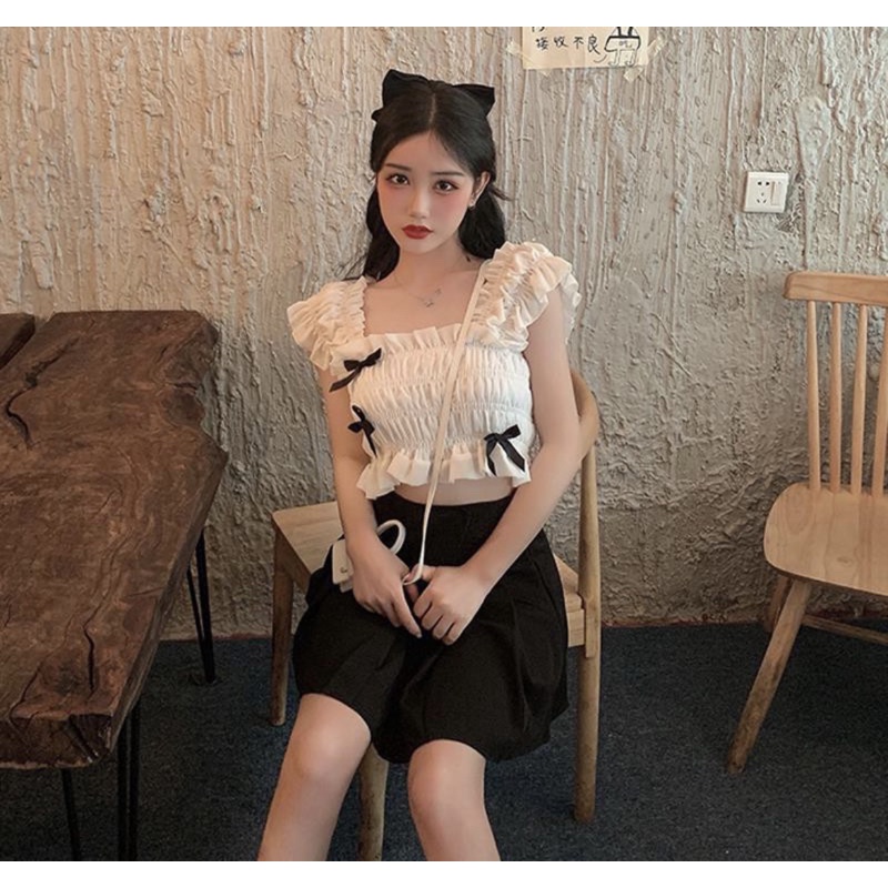 ÁO CROPTOP TRẮNG