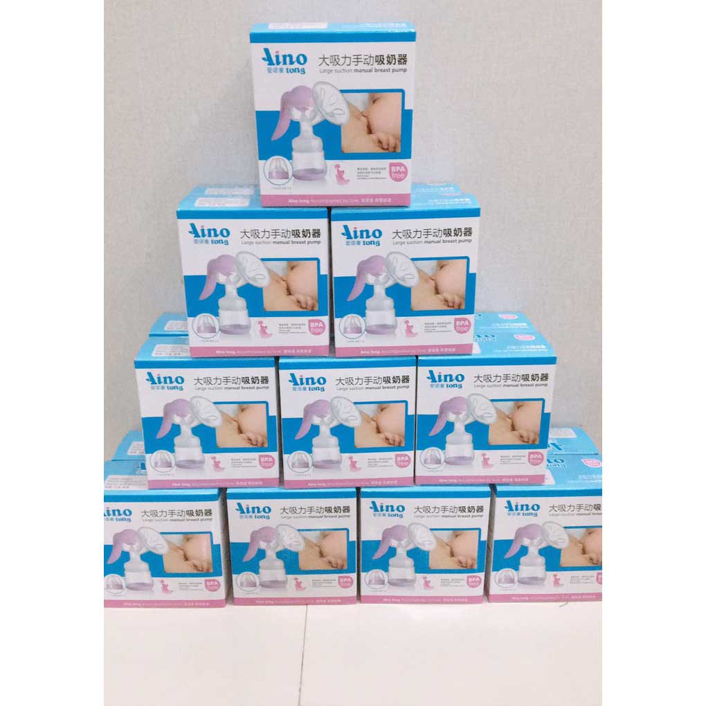 (CHỌN MÀU - Tặng 3 Túi Trữ Sữa 250ml) Máy Hút Sữa Bằng Tay Manual Breast Pump