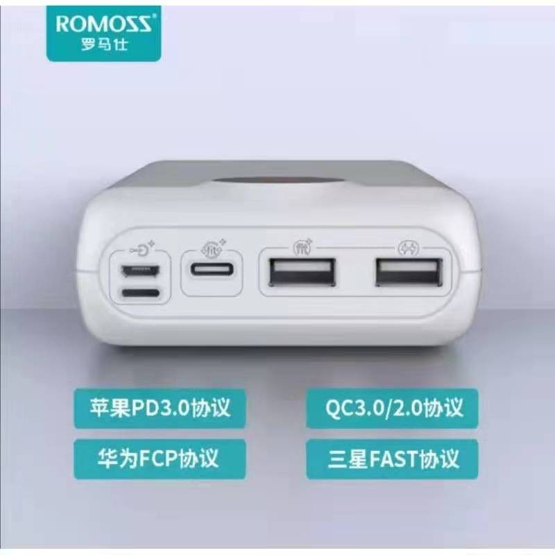 Pin Sạc dự phòng Romoss SW30/SW30 PRO 30000mAh hỗ trợ sạc nhanh QC3.0 và Sạc nhanh 2 chiều TypeC