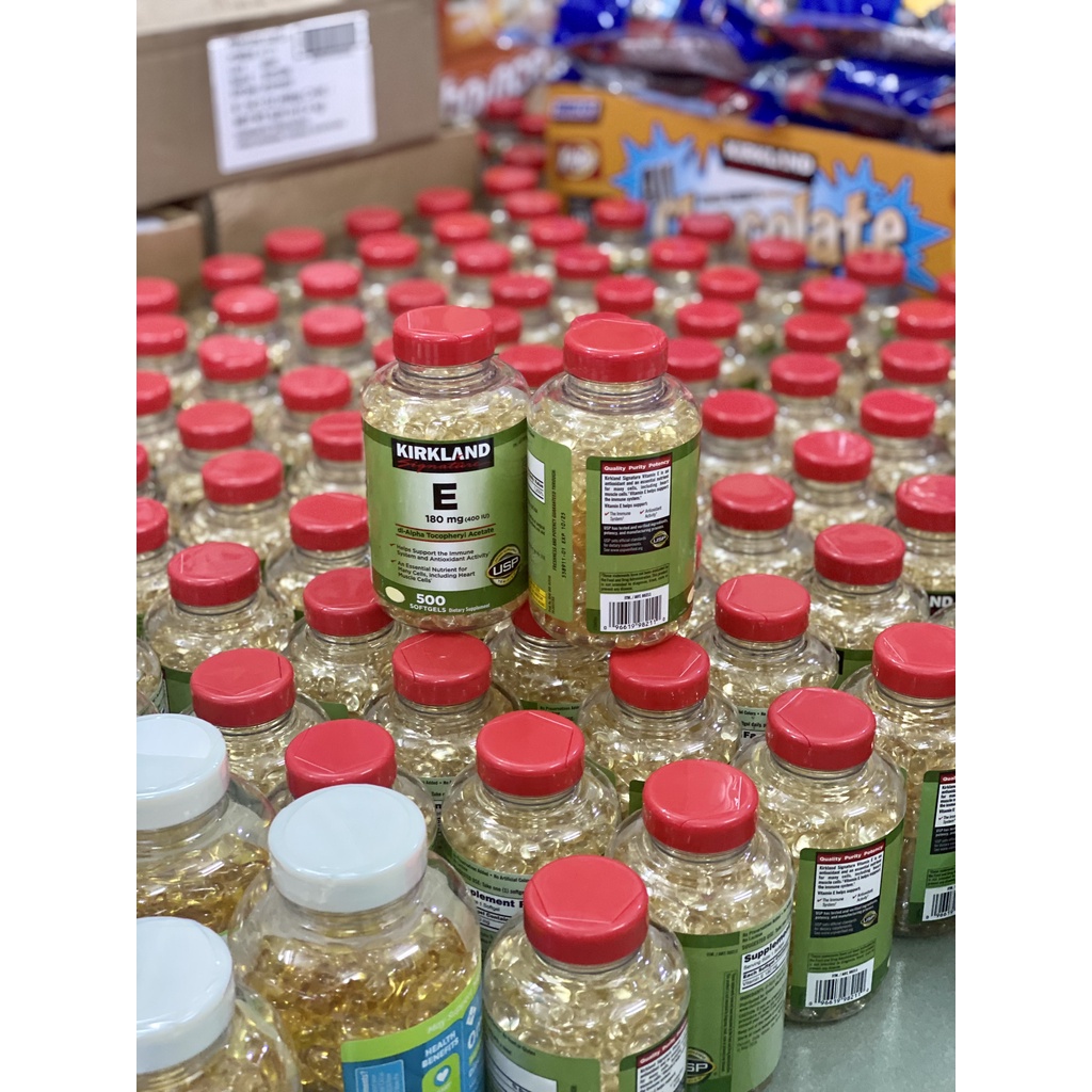 𝗩𝗶𝘁𝗮𝗺𝗶𝗻 𝗘 𝗞𝗶𝗿𝗸𝗹𝗮𝗻𝗱 𝟰𝟬𝟬𝗜𝗨 𝟱𝟬𝟬 𝘃𝗶𝗲̂𝗻, hàng Mỹ xịn