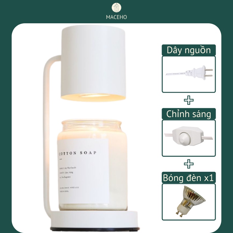 Đèn đốt nến thơm Daily Warmer- Điều chỉnh được độ sáng - Dùng cho nến Yankee, BBW, Candle Cup