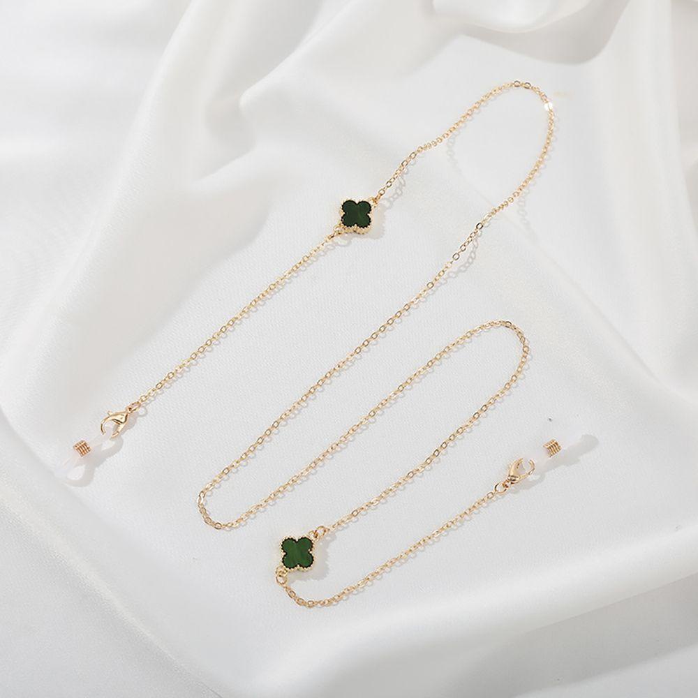 Dây Đeo Mắt Kính Hình Cỏ Bốn Lá Phong Cách Retro